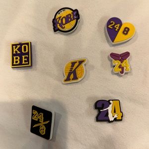 Lakers Kobe Croc Charms 7 NWOT